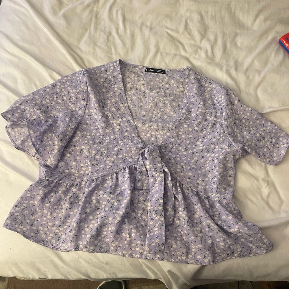 Lilac crop top